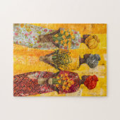 Puzzle Femmes africaines aux fleurs (Horizontal)
