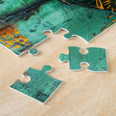 Puzzle Femmes africaines avec parapluies (Côté)