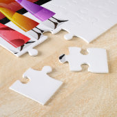 Puzzle Femmes africaines en robe colorée (Côté)
