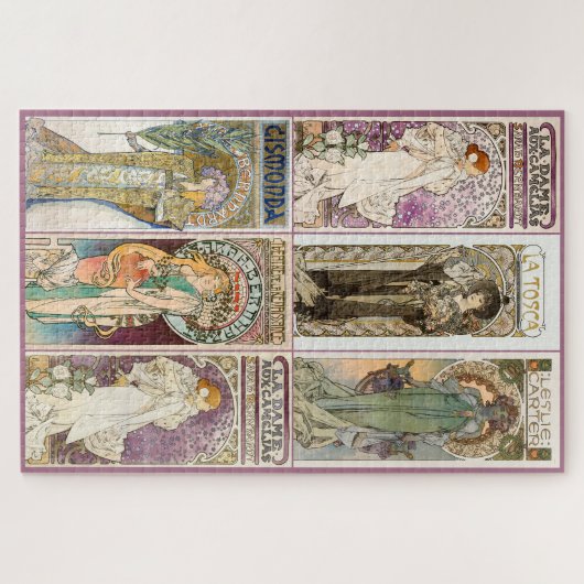 Puzzle Femmes Alphonse Mucha (Horizontal)