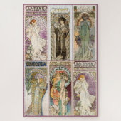 Puzzle Femmes Alphonse Mucha (Vertical)