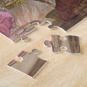 Puzzle Femmes aztèques faisant le pain de maïs, Mexique, (Côté)