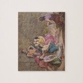 Puzzle Femmes aztèques faisant le pain de maïs, Mexique, (Vertical)
