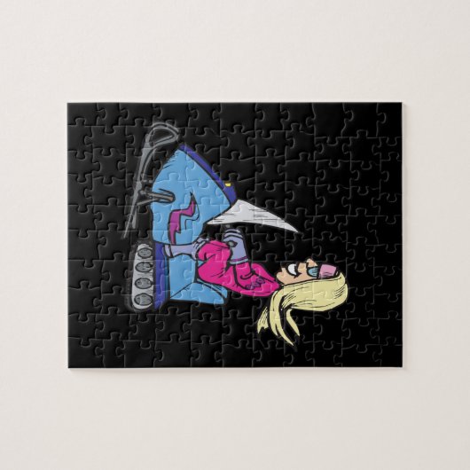 Puzzle Femmes Snowmobiling (Horizontal)