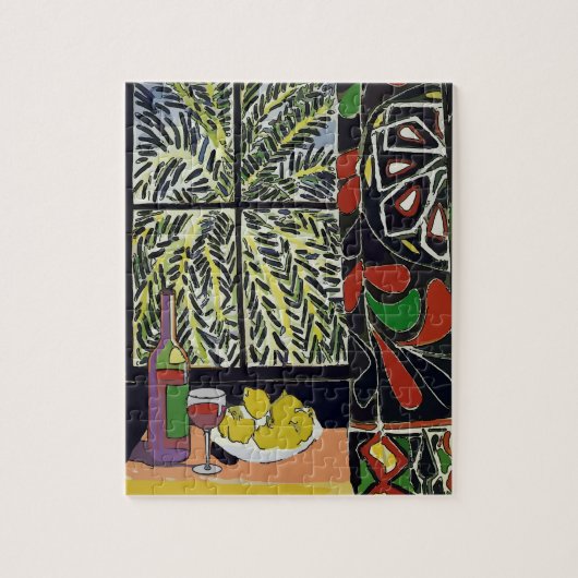 Puzzle Fenêtre Abstraite avec vin (Vertical)