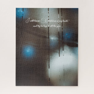 Puzzle Fenêtre en vapeur foncée et mal, avec Baubles de N