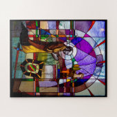 Puzzle Fenêtre en verre de Loyola de St. Ignace (Horizontal)