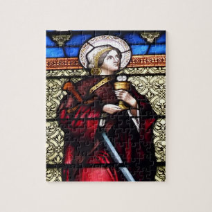 Puzzle Fenêtre en verre de Saint Barbara