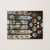 Puzzle Fenêtre en verre teinté médiévale, Hollande (Horizontal)