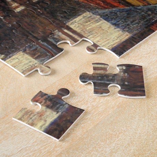 Puzzle Fenêtre New York en hiver (par Childe Hassam) (Côté)