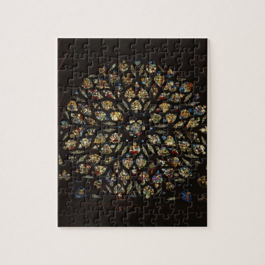 Puzzle Fenêtre rose au-dessus de la porte occidentale, (Vertical)