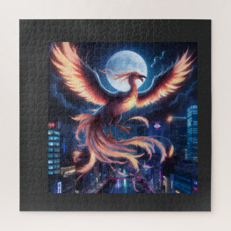 Puzzle Fênix flamejante Quebra-cabeças