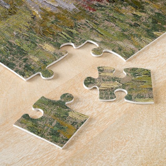 Puzzle Ferme dans une zone de blé | Vincent van Gogh (Côté)