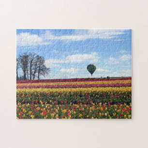 Puzzle Ferme de tulipes en bois, Bois, Oregon