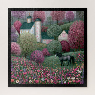 Puzzle Ferme équestre de la colline de Blossom Meadow