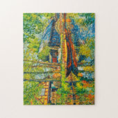Puzzle Ferme impressionniste de la Spreewald avec bateau (Vertical)