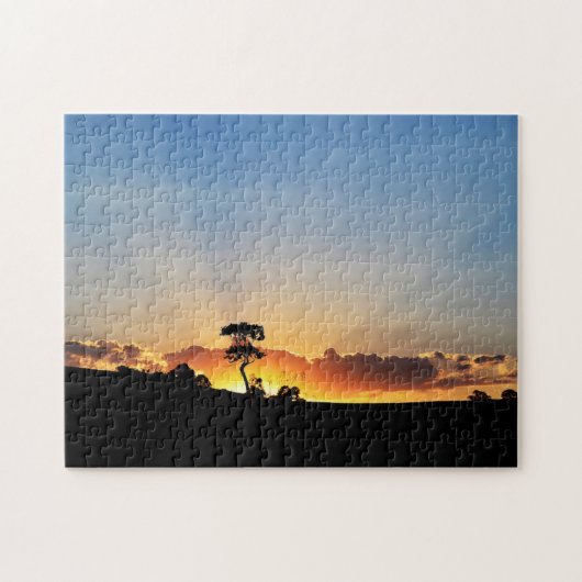 Puzzle Ferme Londrina de coucher du soleil (Horizontal)