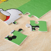 Puzzle Ferme mignonne, moutons et poussins (Côté)