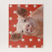 Puzzle Ferme patriotique - Cochon (Vertical)