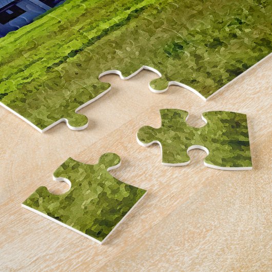 Puzzle Ferme Pennsylvanie avec Silos (Côté)