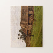 Puzzle Ferme Près De Honfleur Monet Art (Vertical)