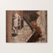 Puzzle Ferme rustique Grange Voiture Vintage (Horizontal)