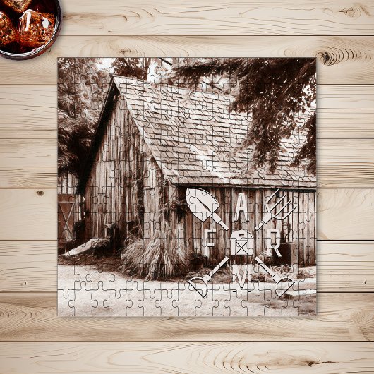 Puzzle Ferme Vie Antique Grange