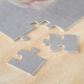 Puzzle ferme vintage moderne lapin blanc (Côté)