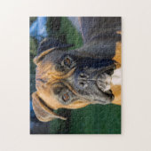 Puzzle Fermer un chien de boxe (Vertical)