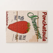 Puzzle Fermes de fraises Pontchartrain, (Horizontal)