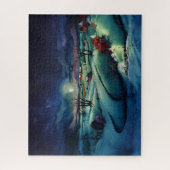 Puzzle Fermes d'hiver Lune (Vertical)