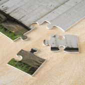 Puzzle Fermes | Porte Blanche Avec Drapeau Américain (Côté)