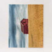 Puzzle Fermes | Vielle grange rouge (Vertical)