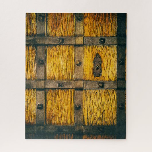 Puzzle Fermeture de la porte médiévale du château. (Vertical)