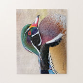 Puzzle Fermeture d'un canard à bois étonnant (Vertical)