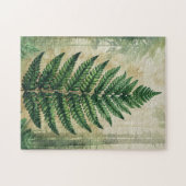 Puzzle Fern Feuille Botanique (Horizontal)