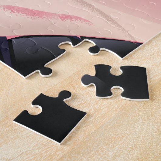 Puzzle Fernie Colombie-Britannique Affiche de ski (Côté)