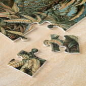 Puzzle Ferns, Filicinae par Ernst Haeckel, Plantes Vintag (Côté)