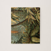 Puzzle Ferns Palm Tree Antique Botanical Ferns Art (Vertical)