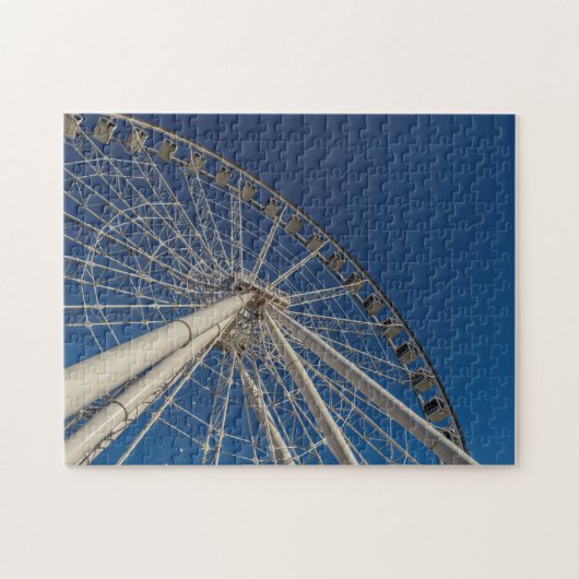 Puzzle Ferris Wheel Close Up Photo (Horizontal)