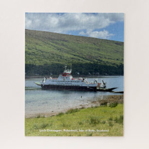 Puzzle Ferry Calmac à Rubodach, île de Bute, Écosse