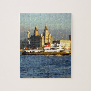 Puzzle Ferry du Mersey et bord de mer de Liverpool