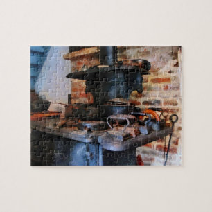 Puzzle Fers de repassage sur la cuisinière