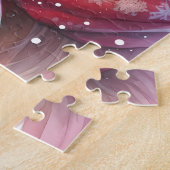 Puzzle Festif Golden Retriever Chien Noël de Noël (Côté)