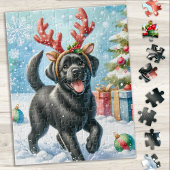 Puzzle Festif Labrador Retriever Chien de Noël