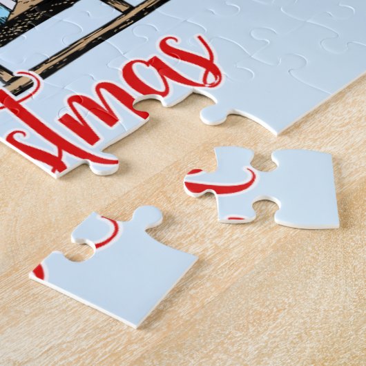 Puzzle Festif Noël Gnome (Côté)