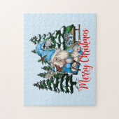 Puzzle Festif Noël Gnome (Vertical)