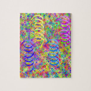 Puzzle Festif Party Confetti Motif