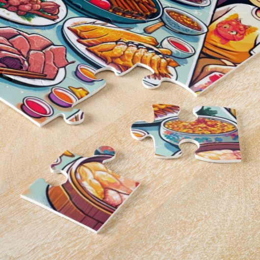 Puzzle Festival du printemps (Côté)