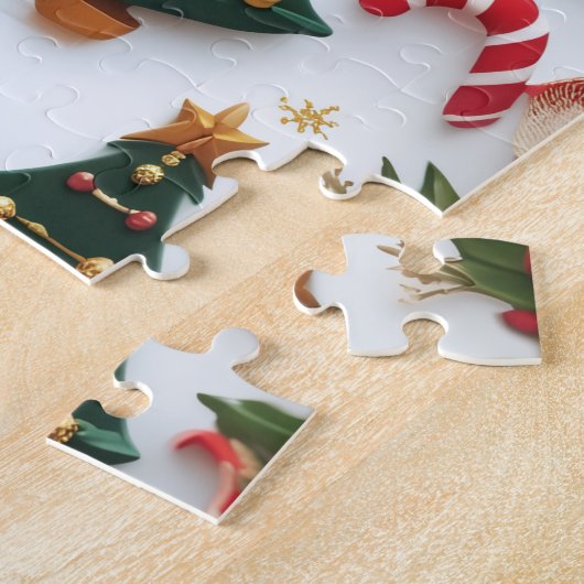 Puzzle Festive Christmas Pattern (Côté)